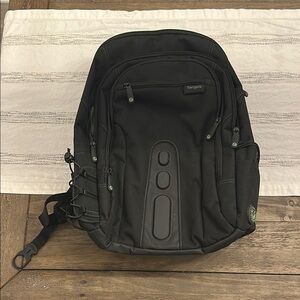 Targus Black and Green Backpack